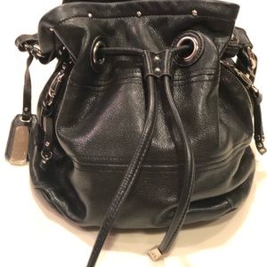 B. Makowsky Black Leather bag